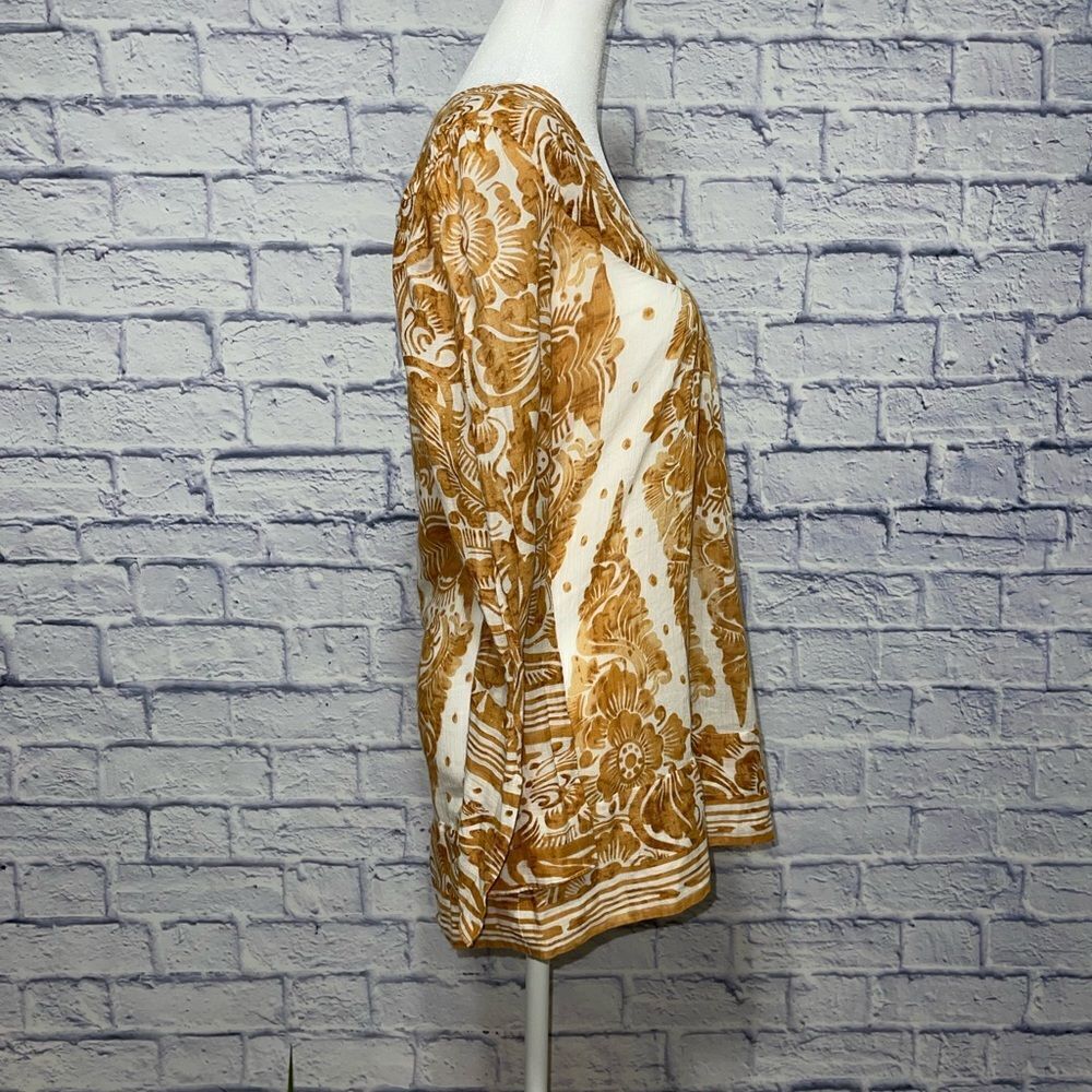 Diane Von Furstenberg Charleen Gold Top - Picture 8 of 14